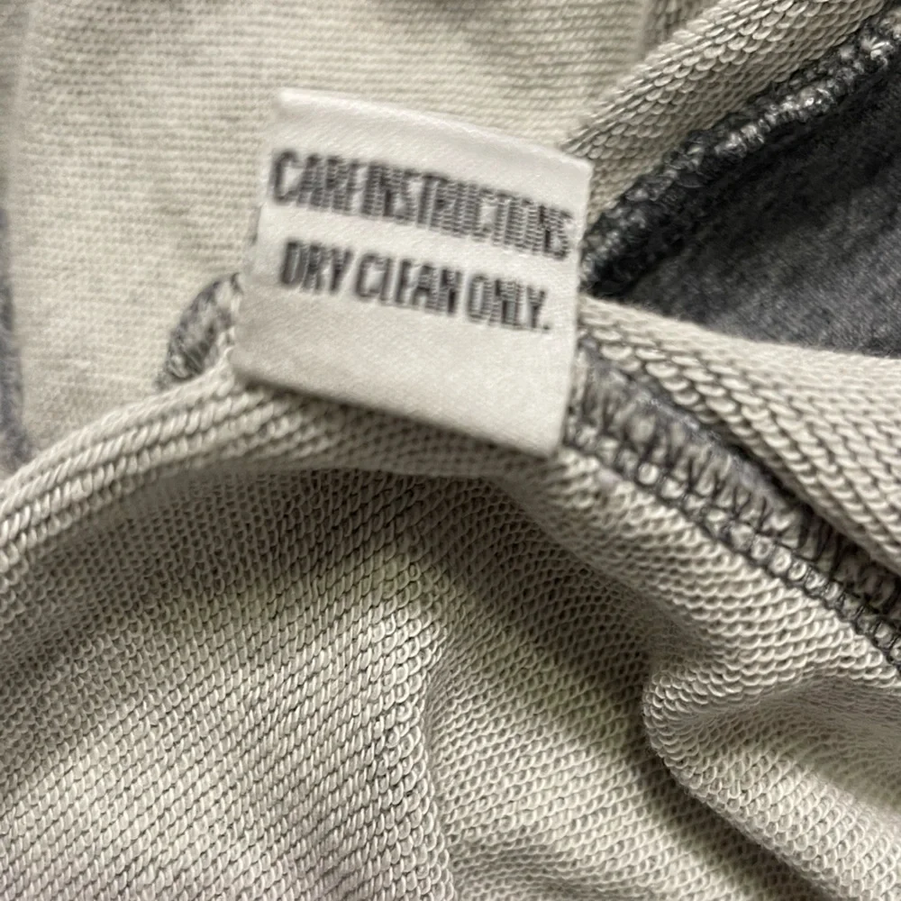 Lovello Elizabeth Stefani Terrycloth Lined Short Sleeve Sweatsuit Jumpsuit Gray - Picture 3 of 11
